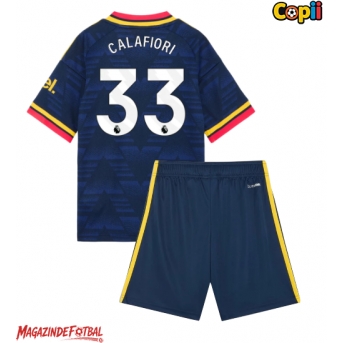 Arsenal Riccardo Calafiori #33 Echipament de Fotbal Replică 2026-27 Copii Deplasare (+ Șorturi)